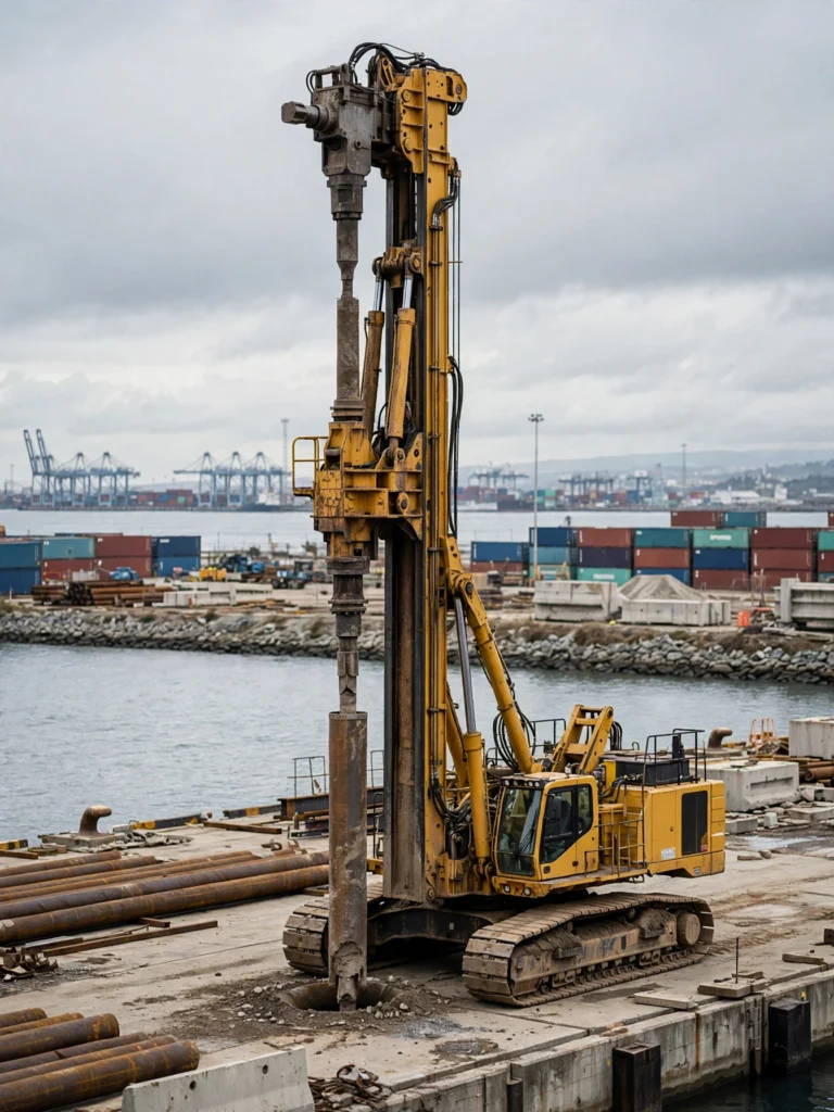 piledriver job site
