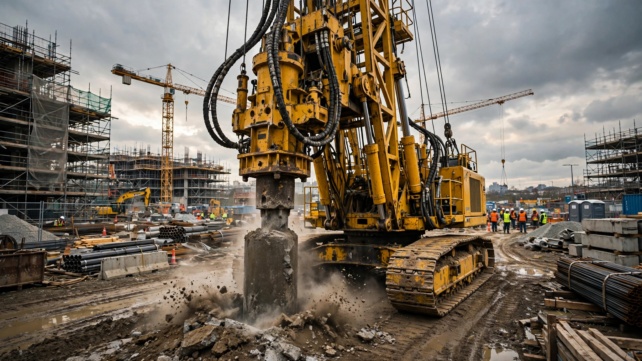 Piledriver machine