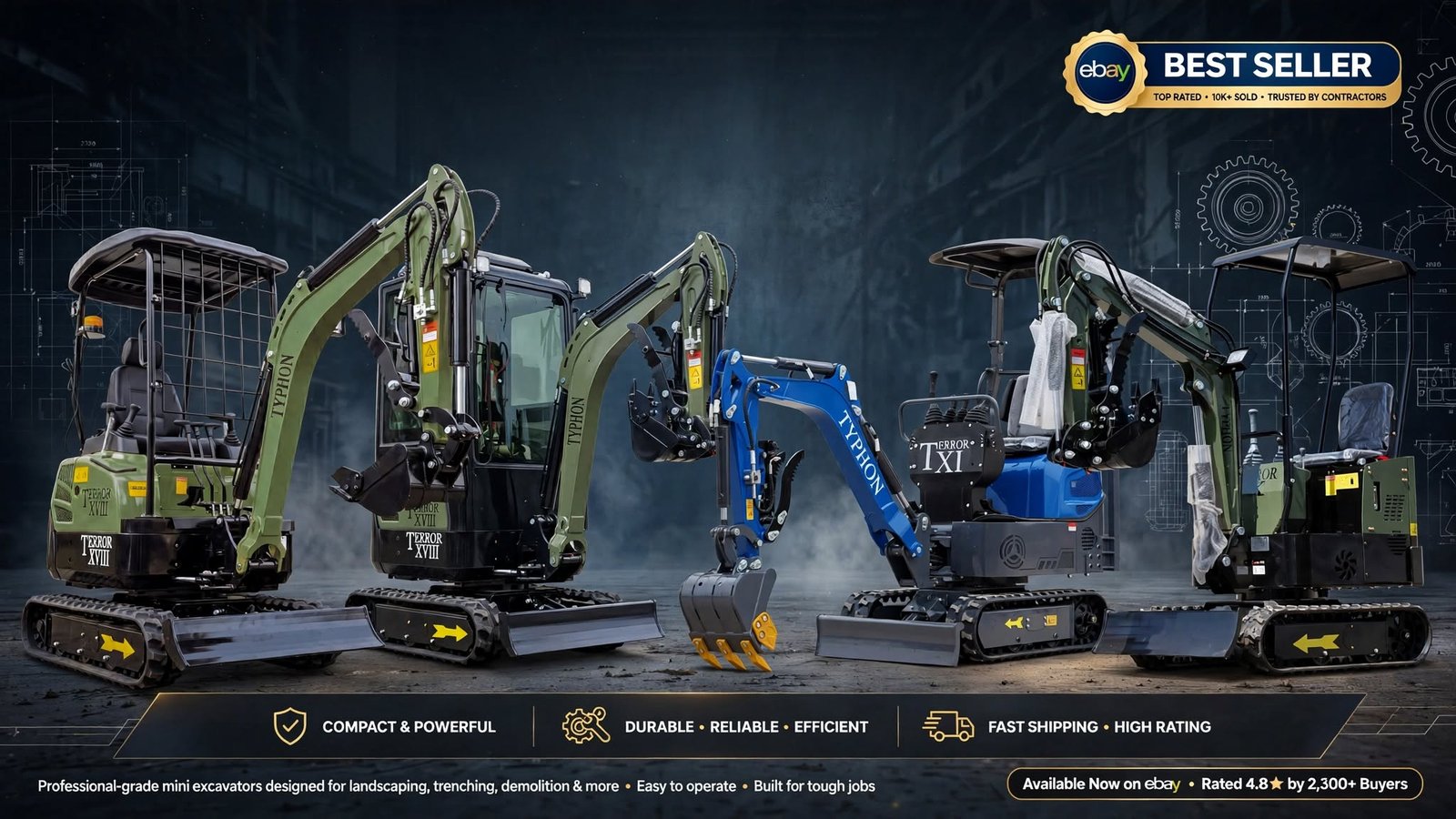 TYPHON Mini Excavators
